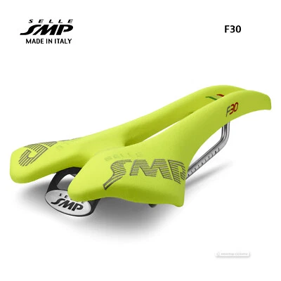  Sillín Selle SMP F30: AMARILLO FLUO - ¡HECHO en ITALIA! Foto 1 de 2