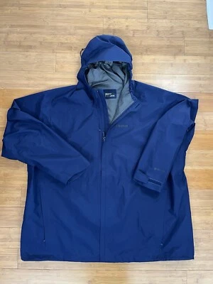 MARMOT Men's Minimalist Jacket 4XL Azure Blue Rare Rain Jacket - Image 1 of 4