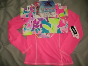 New girls 14 Zeroxposure bikini rash guard set bathing suit swimwear swim 3 pc - Picture 1 of 1
