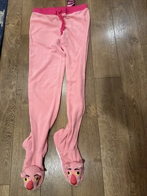 Pantalones de pijama para mujer Pink Panther MGM raros nuevos con etiquetas LG Foto 1 de 4