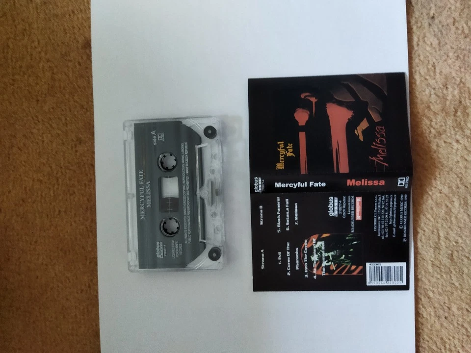 MERCYFUL FATE - Melissa  CASSETTE   1983/1999  GLOBUS MUSIC  rare press Foto 1 de 1