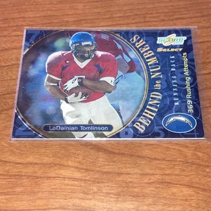 2001 LaDainian Tomlinson Score Select #100/369 Rookie Behind the Numbers - Picture 1 of 3