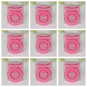9sets/lot Hair Bands Phone Cord Spiral Hair Ties Elastic Hair Rings Hair Rope - Picture 1 of 15