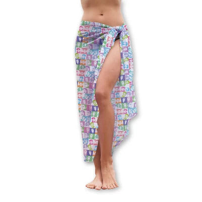 Elvis Buntes Design Sarong Strandüberwurf - Bild 1 von 2