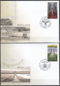 Moldova.2018 EUROPA CEPT.Bridges. FDC - Picture 1 of 1