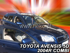 Windabweiser TOYOTA AVENSIS 4/5-türer 2003-2009 2-tlg HEKO dunkel Regenabweiser