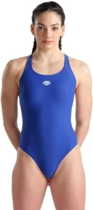 Arena Damen Icons Badeanzug Racerback Solid Gr. UK34 Royal - Bild 1 von 7