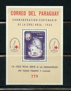 I505 Paraguay 1964 Cruz Roja Hoja MNH - Imagen 1 de 1