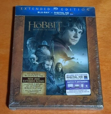 The Hobbit An Unexpected Journey Blu-ray Extended Edition  Ian McKellen  Freeman - Image 1 of 4