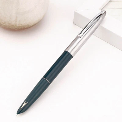 China Fountain Pen Smooth Fine 0.5mm Nibs Writing Gifts Student Hero 329-2 Metal - Image 1 of 4