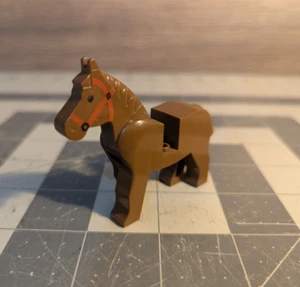 LEGO Mini Figure Brown Horse With Movable Head - Picture 1 of 3