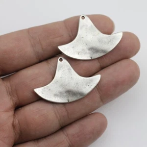 5 Hexenhut Charm Anhänger Ethno Style Antik Silber Metall DIY Ohrring Zubehör - Bild 1 von 5