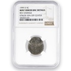 1999 D JEFFERSON NICKEL 55 OFF CENTER STRIKE NGC UNC DETAILS REV DAMAGE 1999 D JEFFERSON NICKEL 55 OFF CENTER STRIKE NGC UNC DETAILS REV DAMAGE
