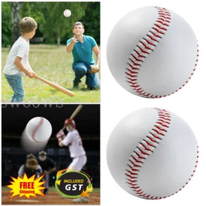 Blank Leather Baseball Wool Yarn Center 9inch Ball Professional Casual Base Ball - Picture 1 of 11