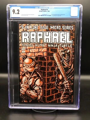 Raphael #1 1st Printing CGC 9.2 1985 Teenage Mutant Ninja Turtles - Wraparound - Image 1 of 3