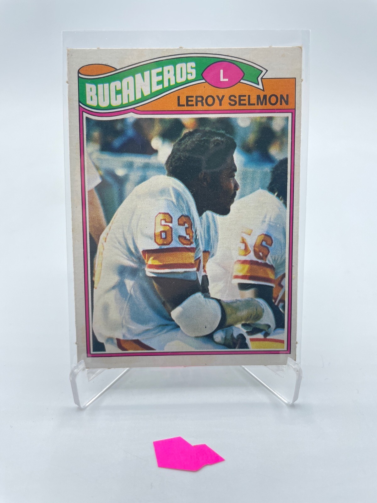 VTG TOPPS FOOTBALL MEXICAN 1977 LEROY SELMON SPANISH #29 ROOKIE SP VG TAMPA BAY