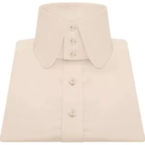 Herren Büro formell Kleid Rehkitz Hemd Shelby Brothers Vintage hoher Penny Kragen - Bild 1 von 11