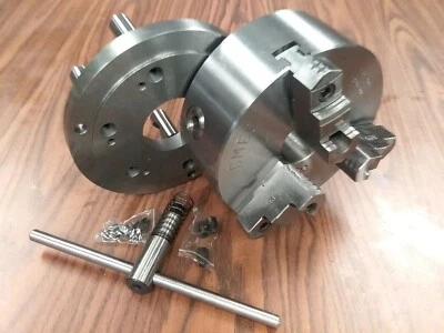 CME/SANOU 8" 3-JAW SELF-CENTERING LATHE CHUCK With D1-6 MOUNTING ADAPTER#0803D6