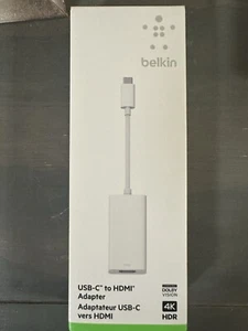 Belkin USB-C to HDMI Adapter Brand New Never Used - Photo 1/4