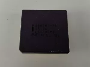 Intel A80387-25 SX106 Processor Ceramic Gold Recovery - Bild 1 von 3