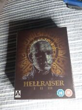 HELLRAISER. Trilogy.Special Edition.3Disc. Bluray BOXSET.Brand New,Sealed.Reg B