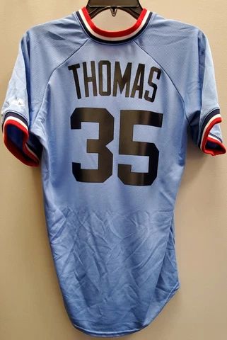 Frank Thomas Chicago White Sox blue MLB Majestic fashion jersey youth small NEW Cover