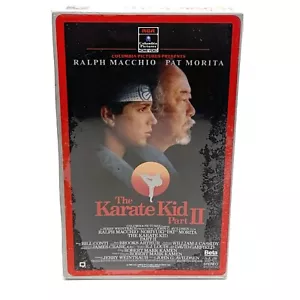 The Karate Kid Part II 2 (1986 BETA/Betamax) Ralph Macchio NOT VHS BRAND NEW - Picture 1 of 8