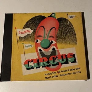 10" 78 RPM 4 Record Set-Ringling Bros. and Barnum & Bailey Band-Circus (C-58) - Imagen 1 de 11