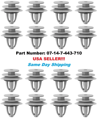 一套 16 摇杆 MOULDING 夹! 适用于 2015 - 2018 宝马 X1 X3 & X4! 07-14-7-443-710 — 第 1/3 张图片