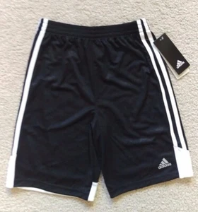 New Boys Adidas black and white shorts: size 4 - Picture 1 of 2