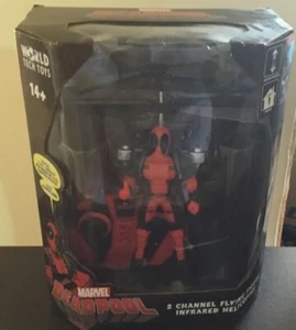 Marvel Deadpool 2 Channel Flying Figure Infrared Helicopter - Picture 1 of 2