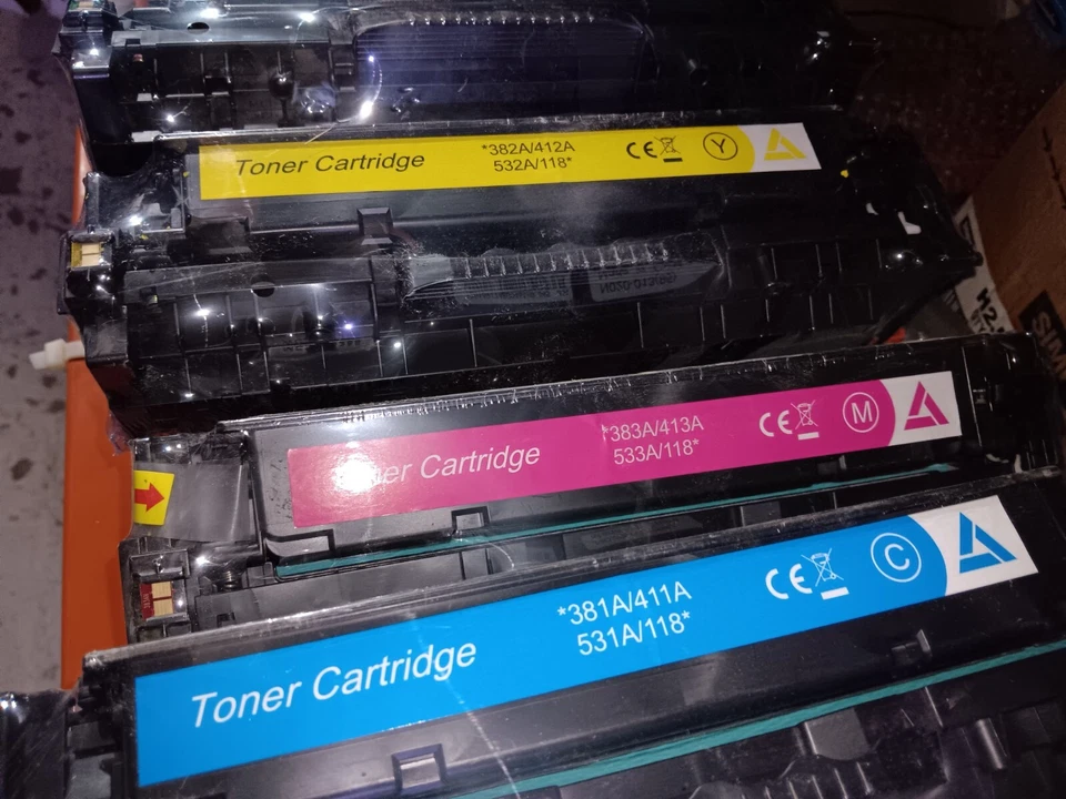 Laser Cartridge 381A/411A 531/118, 382A/412A, 383A/413A 533A/118, (SET) HP Canon - Image 1 of 1