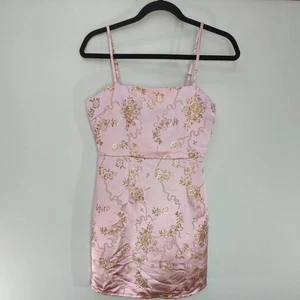 I.AM.GIA Mini Abito Donna Rosa Kiko Raso XS Ballerina Fairy Core Bodycon - Foto 1 di 8