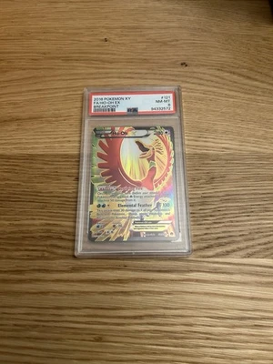 Ho-Oh EX Full Art Holo Card 121/122 Ultra XY Breakpoint 2016 PSA 8 NM-MT - Image 1 of 3