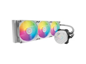 Cooler Master 360L Core White Close-Loop AIO Liquid Cooler, Ryzen 9|intel 9 Gen - Picture 1 of 5