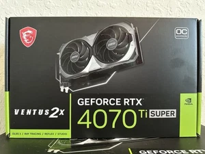MSI RTX 4070 Ti SUPER 16G VENTUS 2X OC GDDR6X Graphics card - Picture 1 of 8