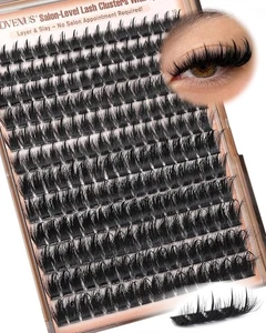 Manga Lash Clusters With Spikes Wispy Cluster Eyelash Extensions Fluffy black  - Picture 1 of 7