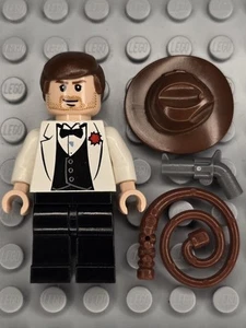 Lego Indiana Jones Minifigure IAJ024 Indiana Jones White Tuxedo - Picture 1 of 4