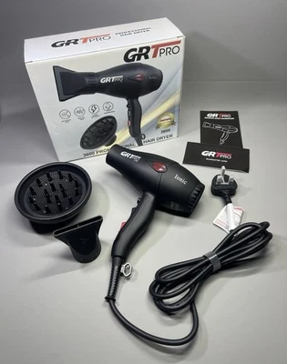 Powerful Hair Dryer 2400W Salon Tool Effortlessly Quick Silent Dry Blue Light - Image 1 of 4