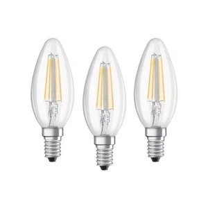 Osram LED Filament Bulb Candles 4W = 40W E14 Clear Neutral White 4000K - 3pack - Picture 1 of 12