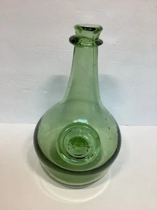 Vintage Jamestown Glashaus grün Joseph Francis Replik Weinflasche 8,5" Virginia - Bild 1 von 14