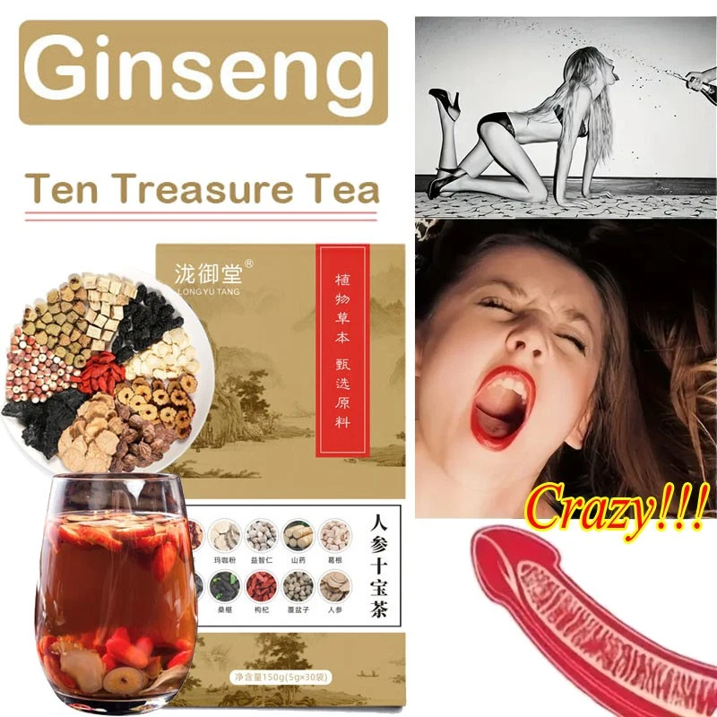 30 piezas té de ginseng diez tesoros, té de riñón, té saludable de ginseng té Shibao, té para hombres Foto 1 de 4