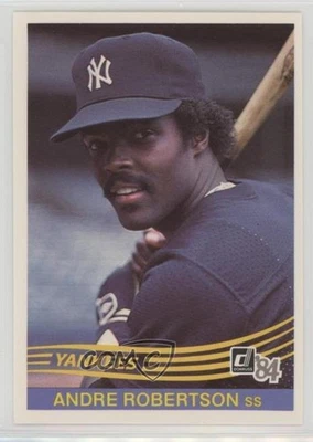 1984 Donruss Andre Robertson #347 - Image 1 of 2