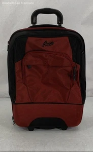 Roots Red 2 Rolling Wheeled Adjustable Handle Lightweight Travel Carry Ons Bag - Picture 1 of 7