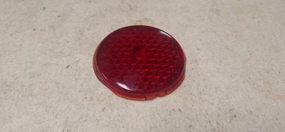 1938 Dodge Desoto K-D Triflex Lens B6C-6 A No 272 (JSF6) Red Tail Light Glass   - Image 1 of 4