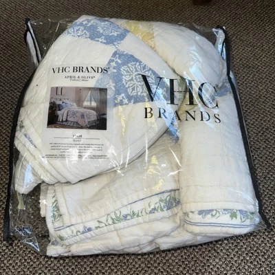 Edredón Jolie Queen Algodón 8 Puntos Estrella Patchwork Acolchado a Mano Azul Verde Foto 1 de 2