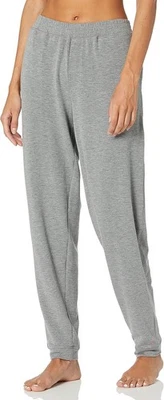 HUE Women's Solid French Terry Lounge Separates,  Jogger Pant, Medium Grey ,3X - Image 1 of 2