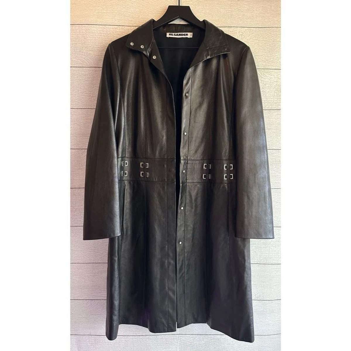 Jil Sander Leather Outer Shell Coats, Jackets & Vests for