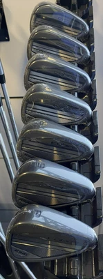 Cobra King Tour Black Irons 4-Pw (7 Clubs) With KBS Stiff Shafts R/H Brand New - Image 1 of 4