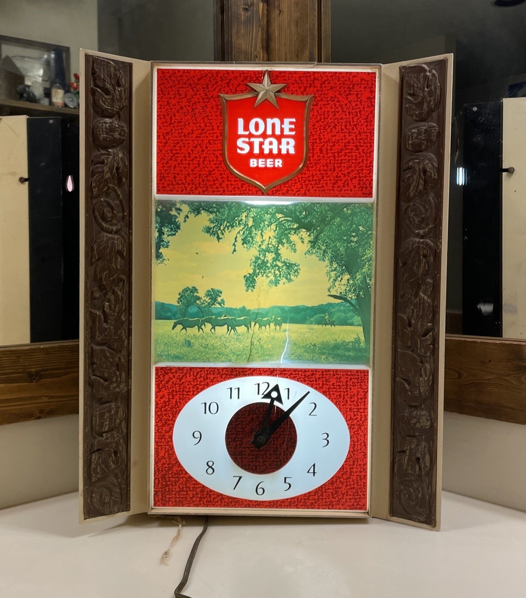 ローンスタービール　掛け時計 LoneStar Collectible Breweriana Clocks for sale | eBay